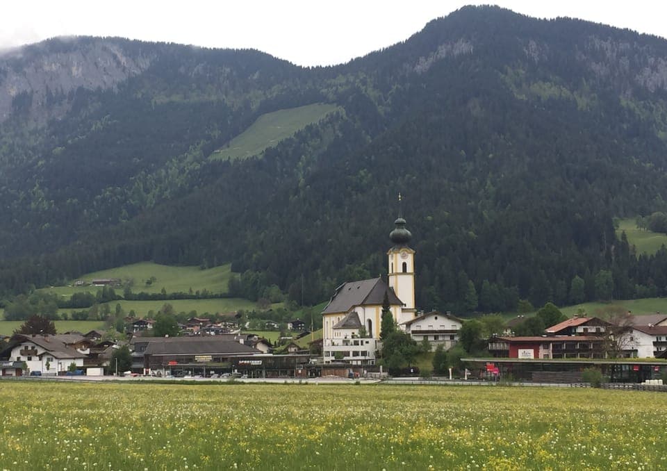 The centre of Söll from Gänsleit