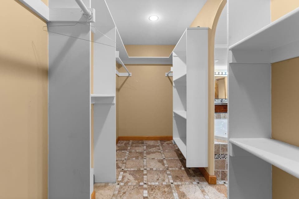 Master walk in closet