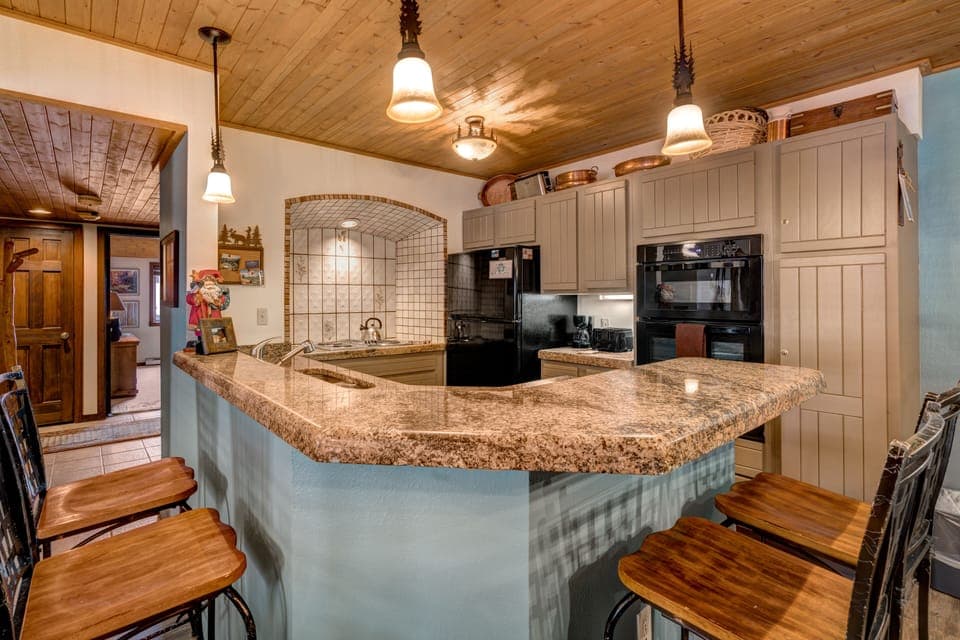 Additional View of the Kitchen shows the double ovens