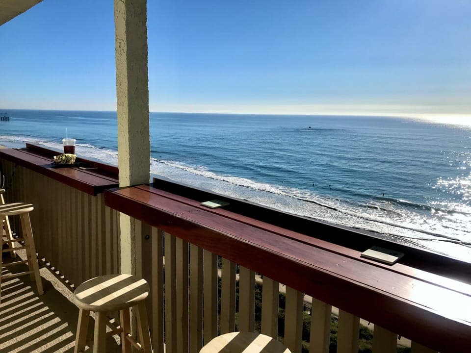 Private balcony with Spectacular views 