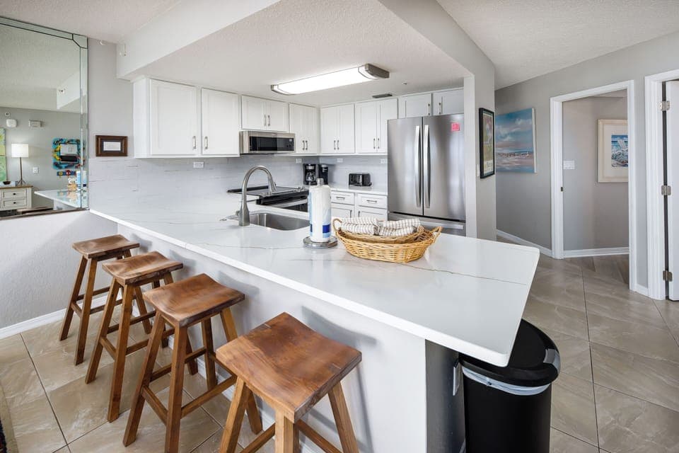 Kitchen - 
Islander Beach Resort 3001 Fort Walton Beach Okaloosa Island