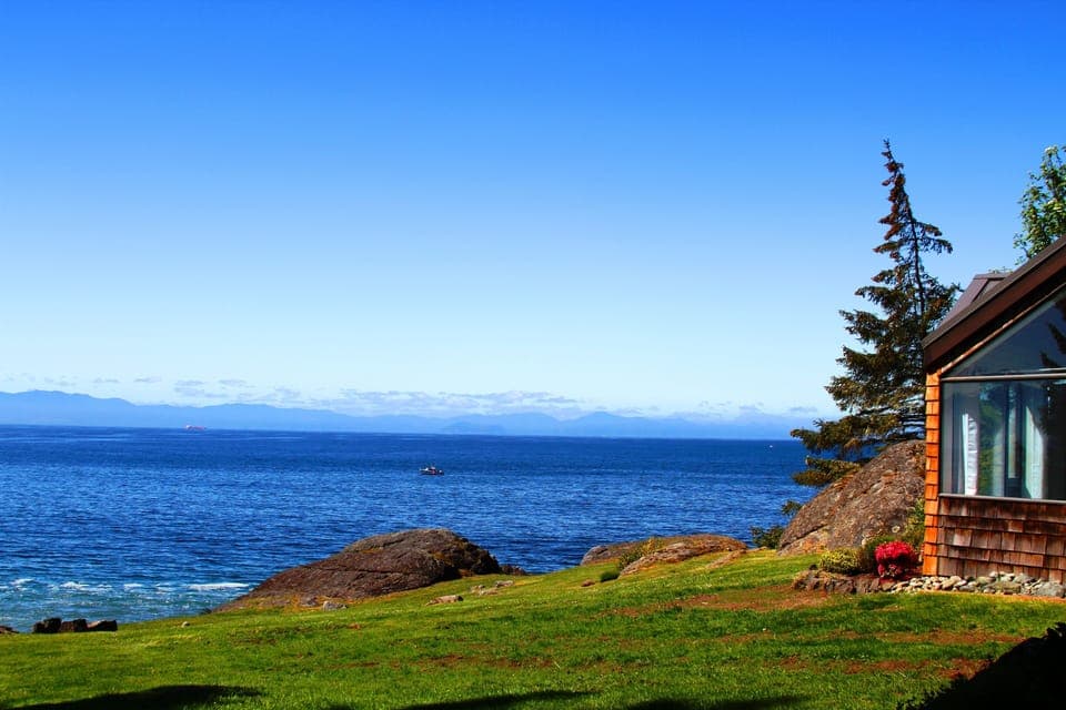 The View in front of the Rowan Cottage