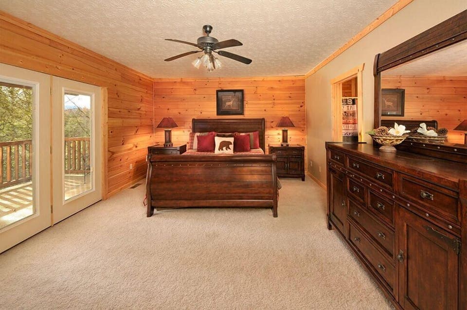 Master King bedroom on the main level