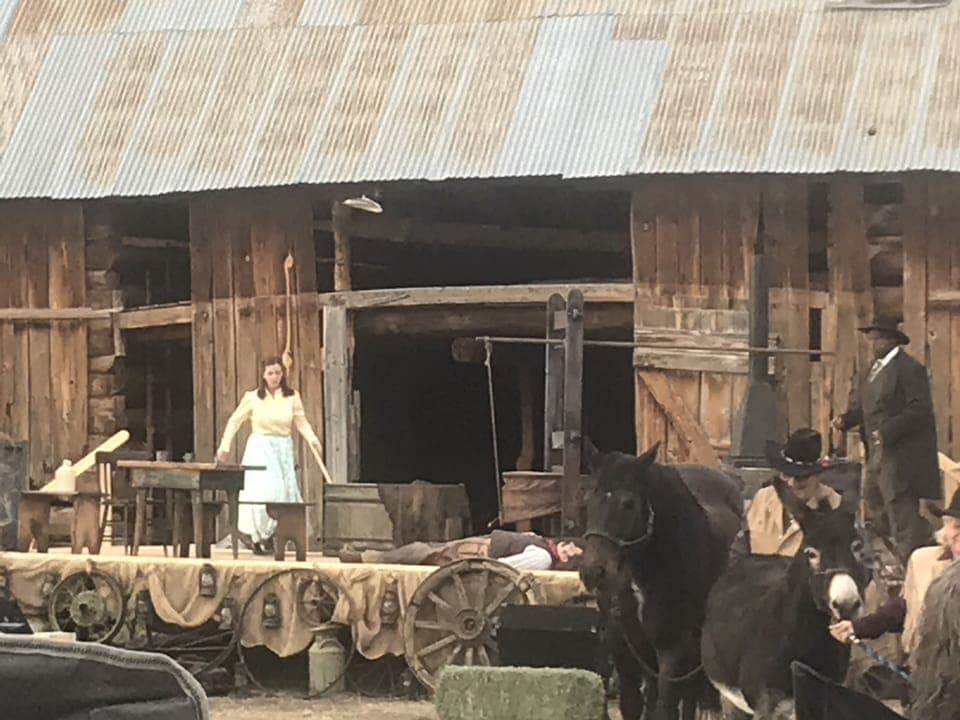 Interesting things happen in our little town. Opera in a barn down the road!
