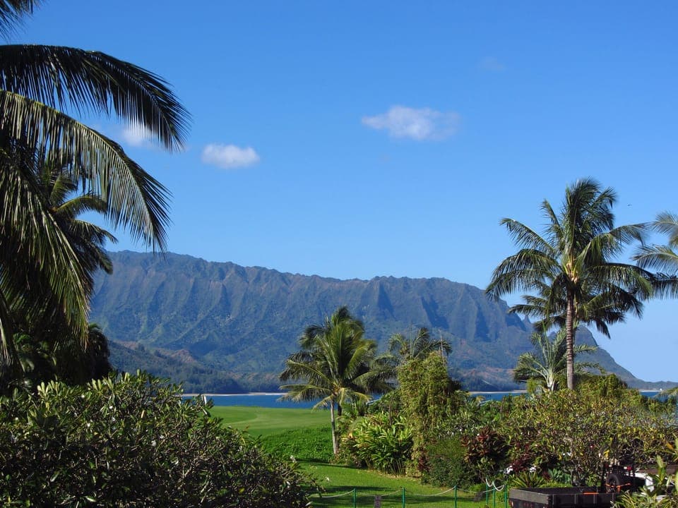 View of Golf Course and Bali Hai from front of the house