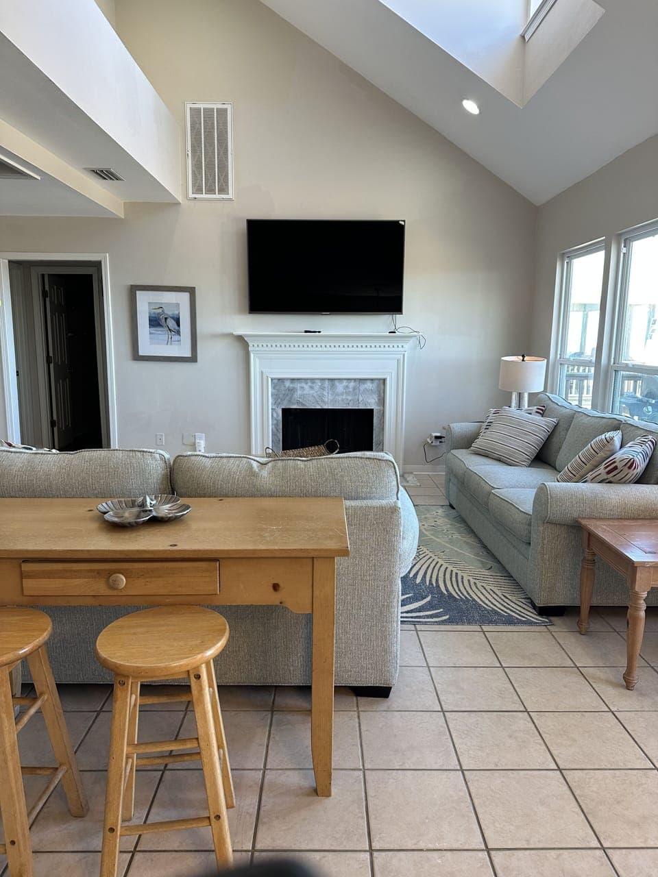 Open living room