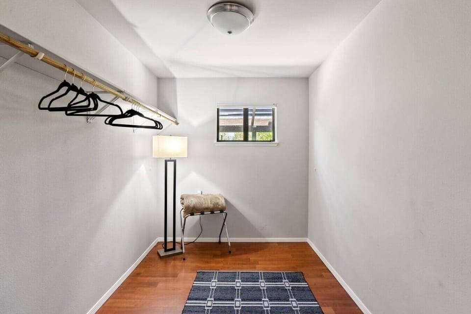 Huge walk-in closet at The Source Home, 1000 Kiler Canyon Road, perfect for storage or wine collection.