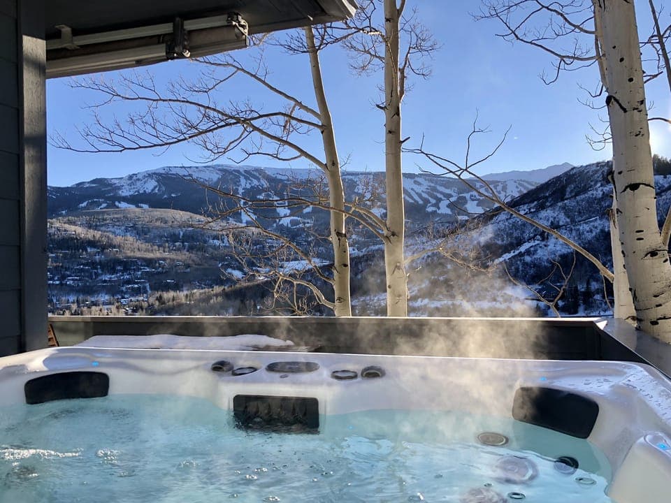 New Hot Tub; Same Great View!