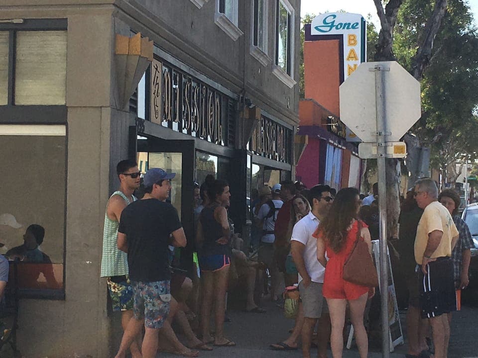 Popular The Mission Restaurant blocks away!