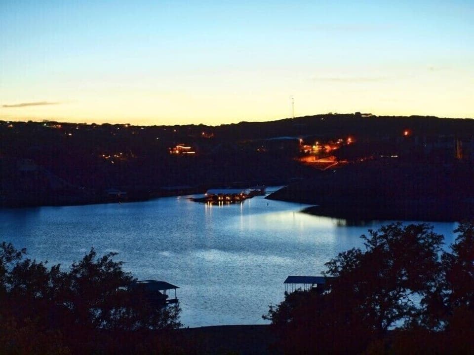 LAKE TRAVIS AFTER SUNSET