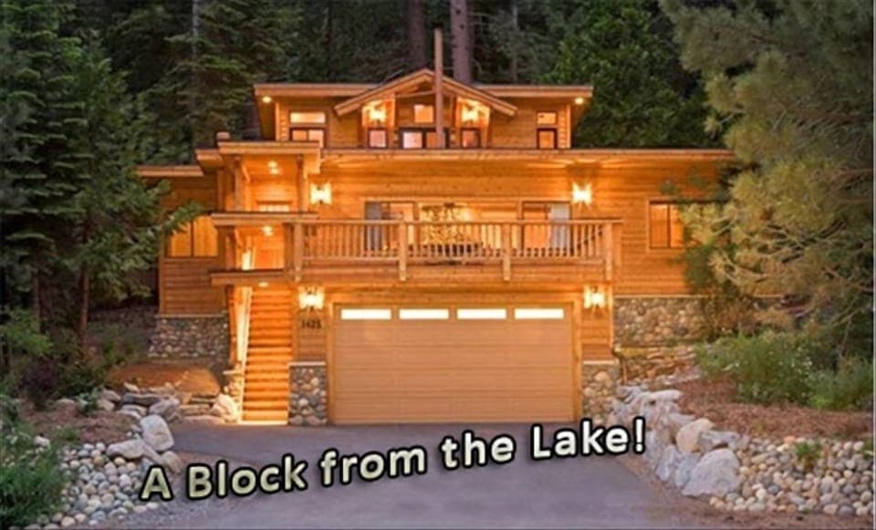 A block from the lake!