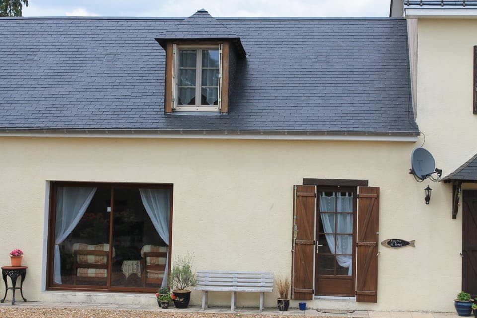 The facade of Le Verger