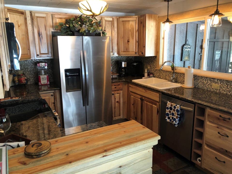 Recently renovated kitchen
