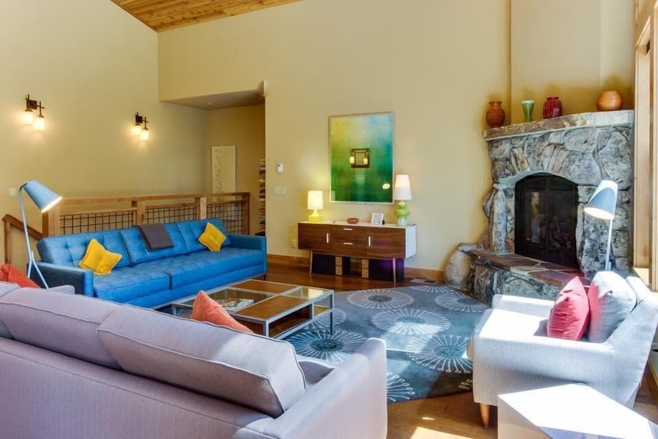 Spacious and light-filled Great Room is perfect for family socializing