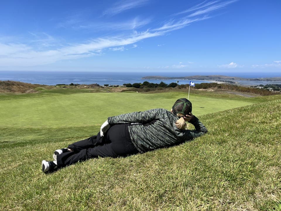 View from our golf course on a stunning day