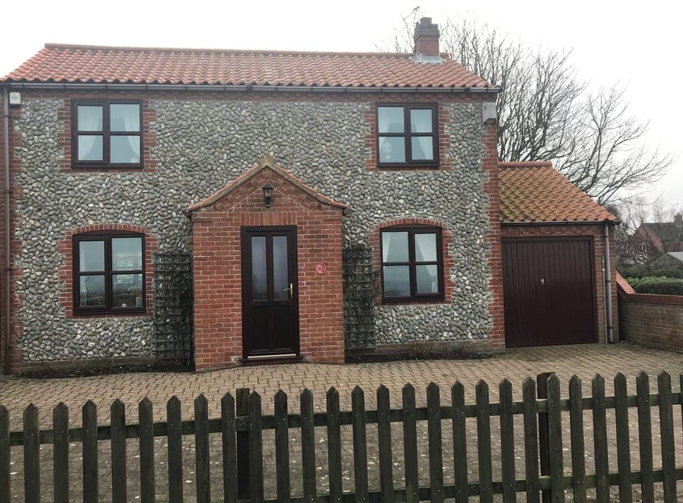 Front of house and parking