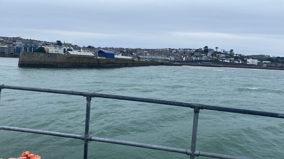 View of Penzance from the harbour