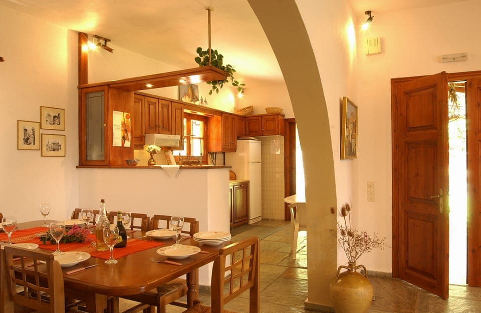 Dinning area and kitchen