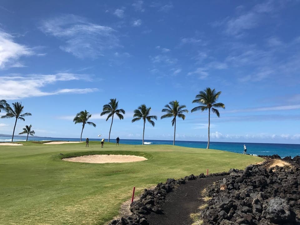 Beach course - What views!
