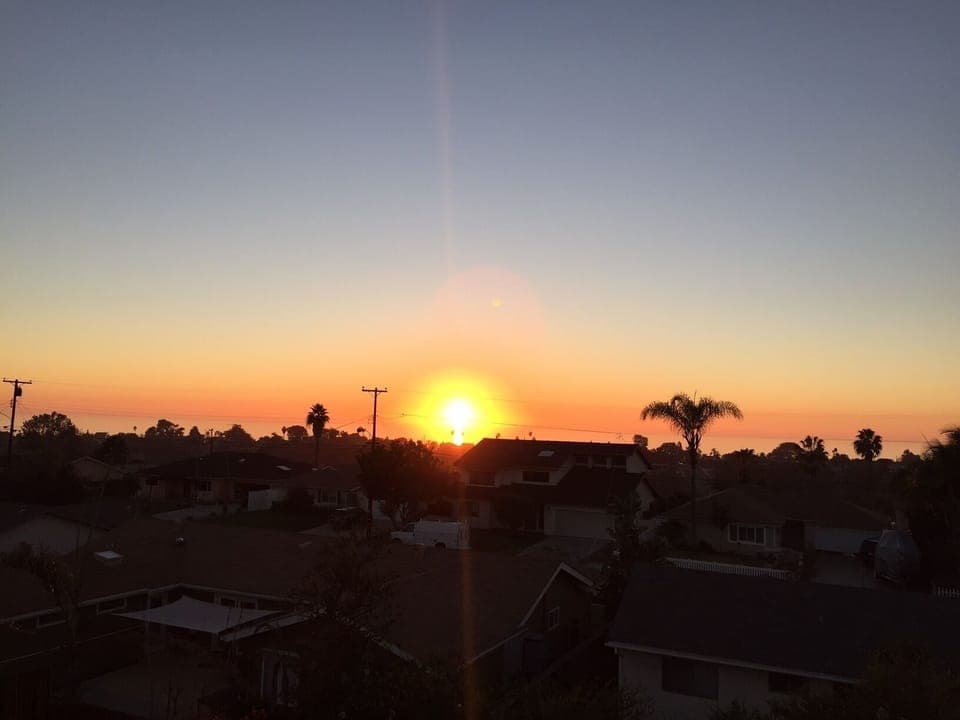 2014 Thanksgiving Day Sunset (photo courtesy of guest)
