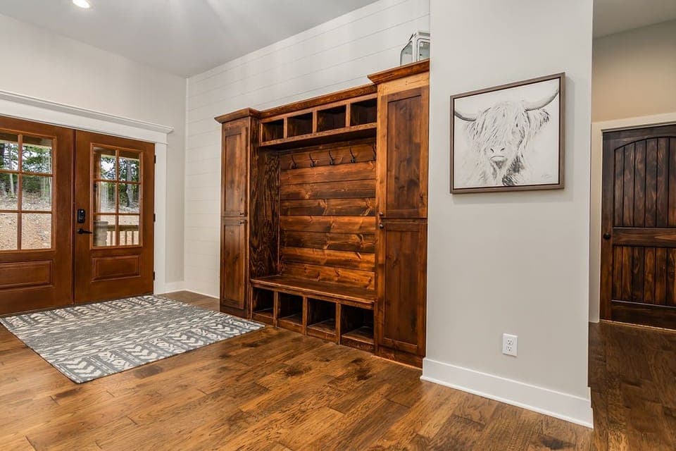 entrance storage for shoes, bags & coats