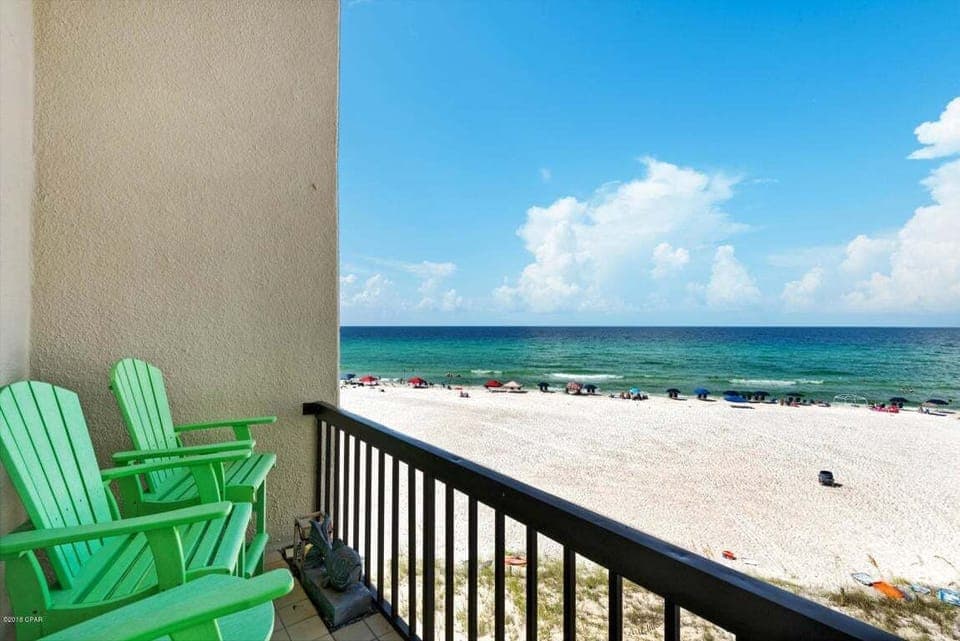 Furnished Gulf Front Balcony