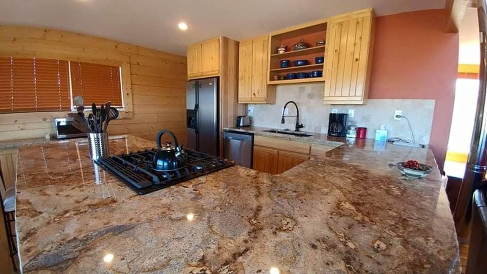 Newly remodeled kitchen.