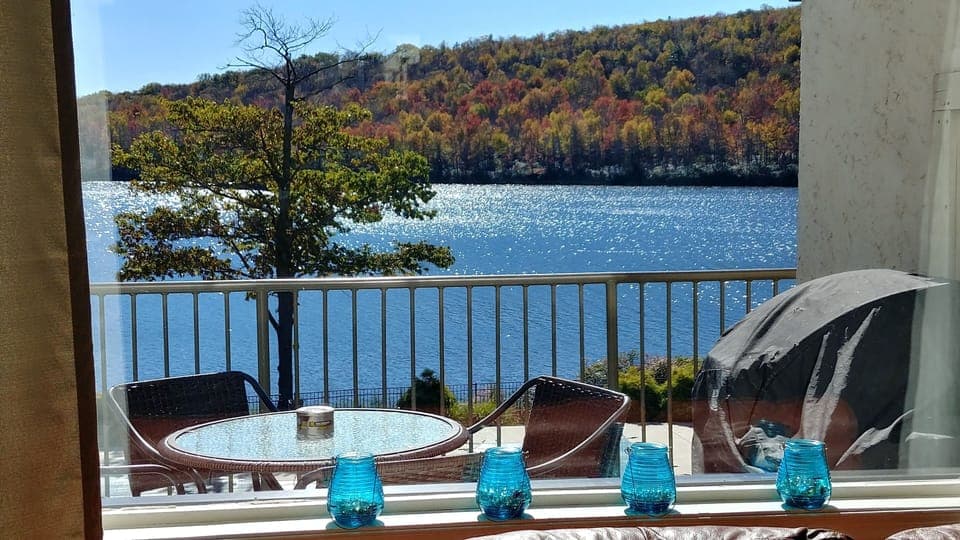 view from living room