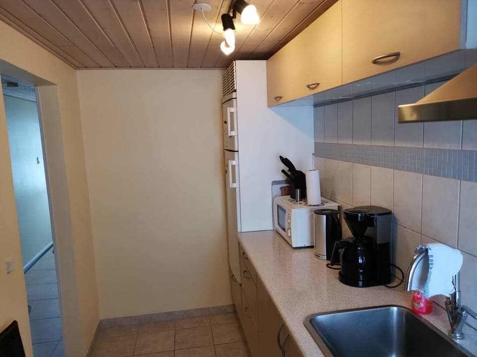 Comfort Double or Twin Room, 2 Twin Beds, Non Smoking, Courtyard View | Private kitchen | Fridge, microwave, oven, stovetop