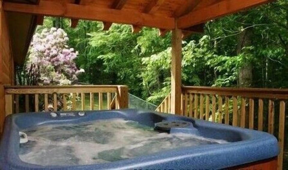 Hot Tub on Back Deck