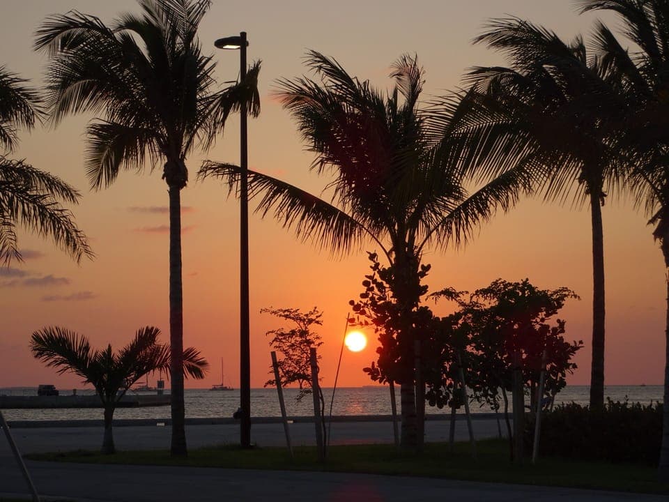 Fabulous Key West sunsets at Truman Waterfront Park