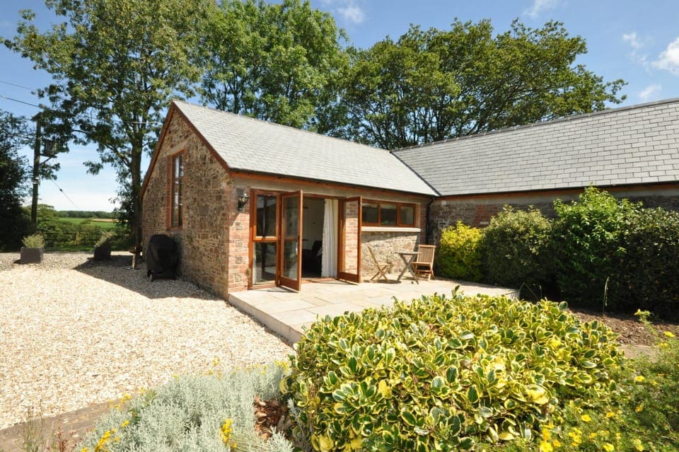 Entrance & protected suntrap courtyard