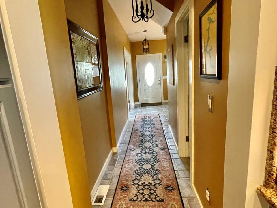 ENTRY WAY VIEW FROM KITCHEN