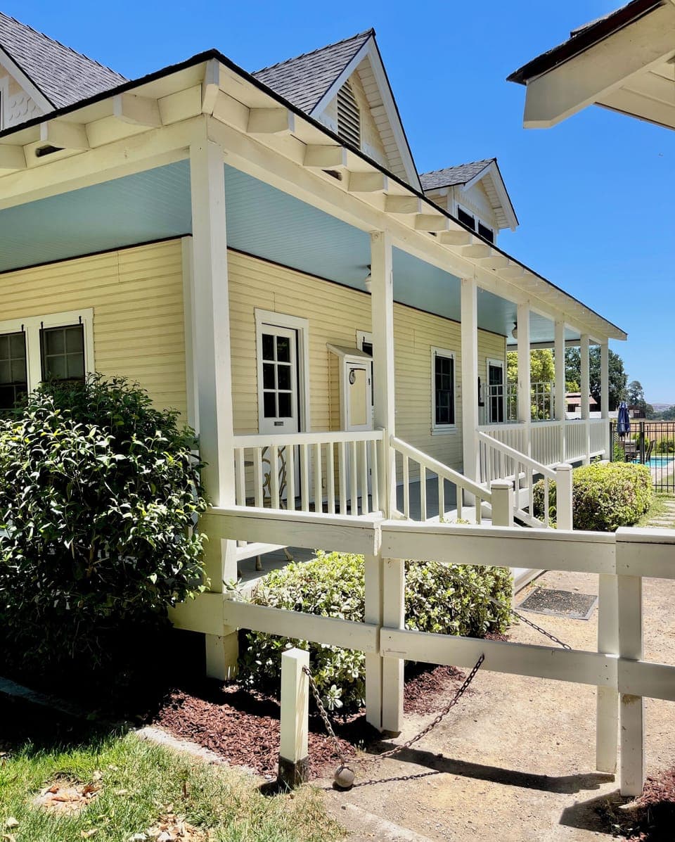 Classic Farmhouse charm with wrap around porch and sky blue ceiling