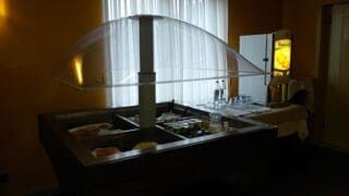 Daily buffet breakfast (EUR 18 per person)