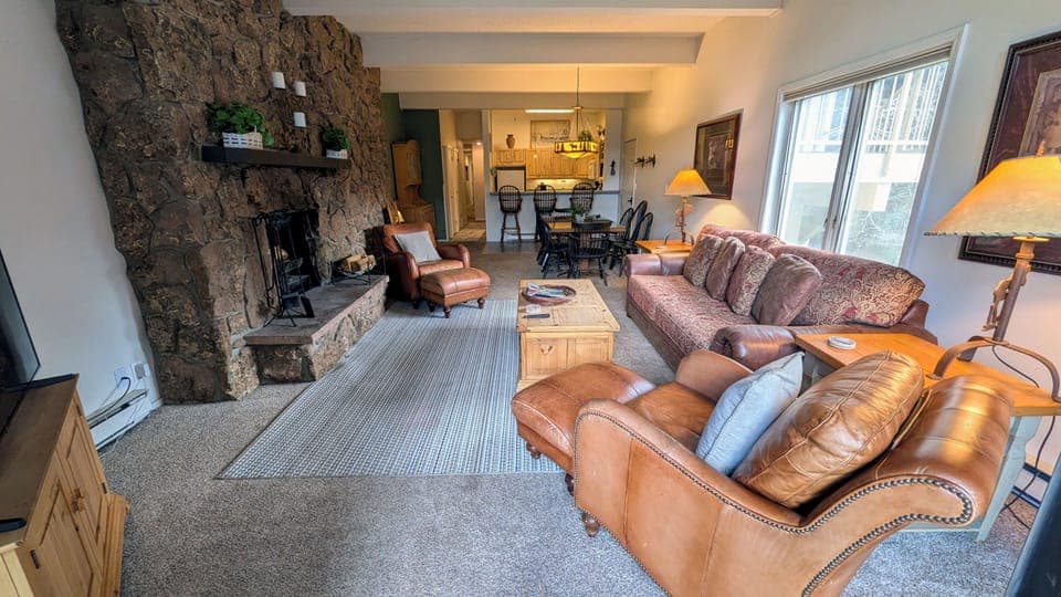 BC West Condo #9 living room & kitchen