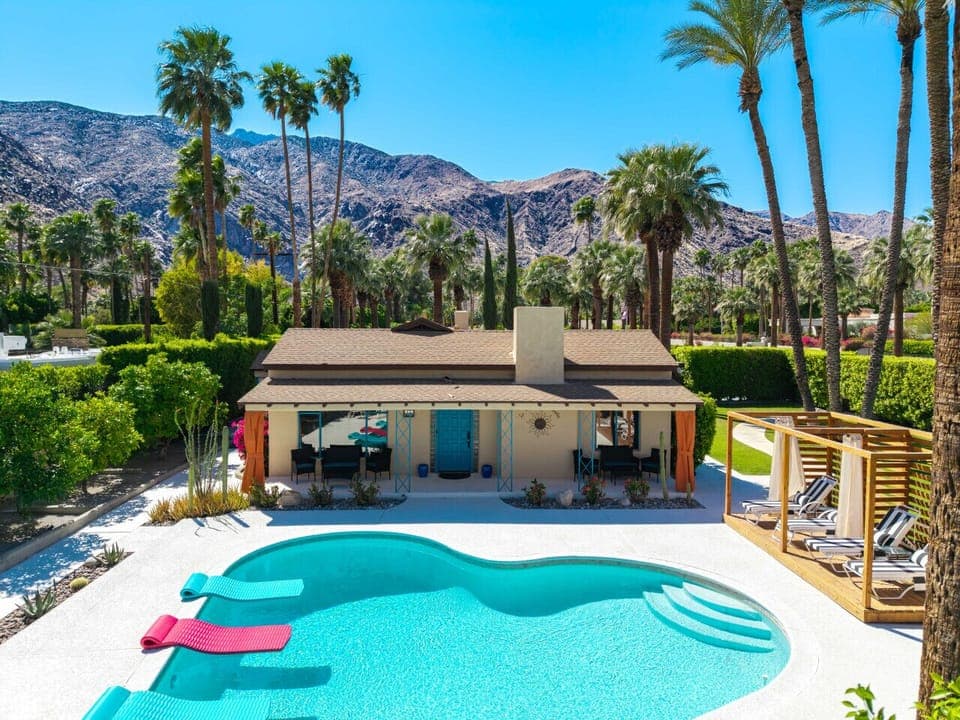 Sunlit Pool in a Fully Enclosed Setting