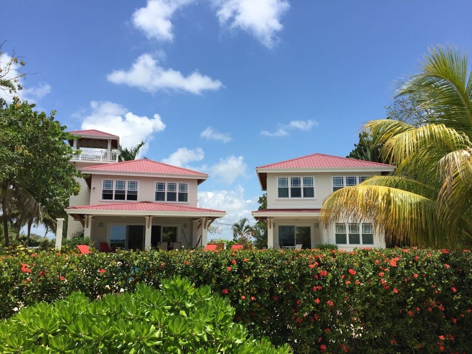 Privately located on the beach