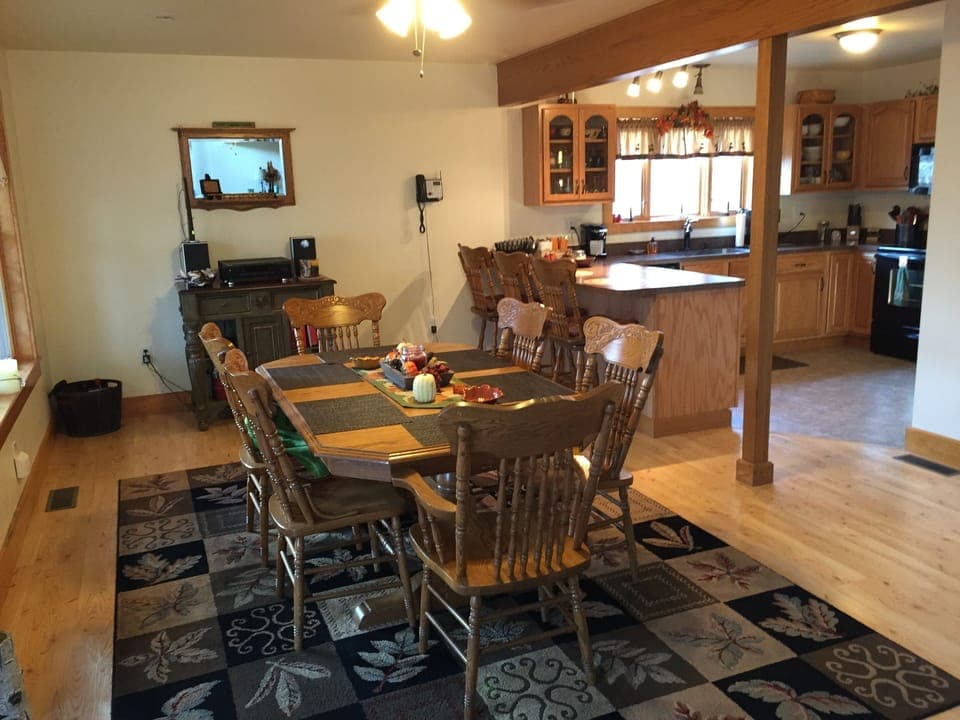 Dining Room and Kitchen