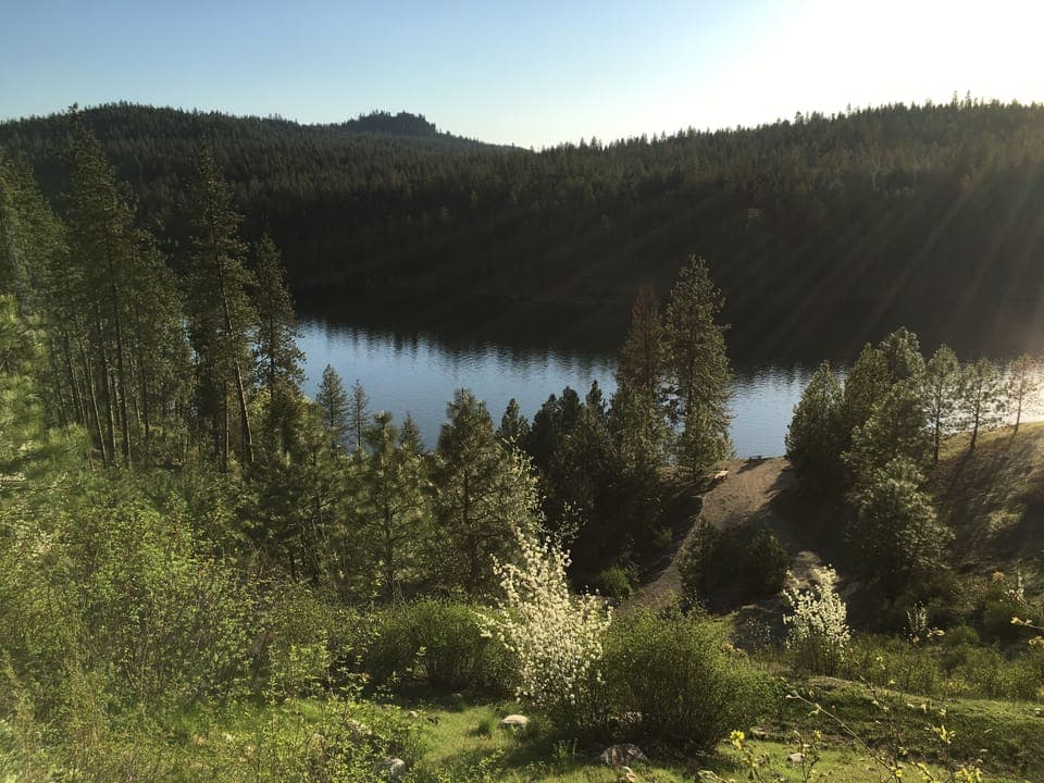 View from the deck of Long Lake
