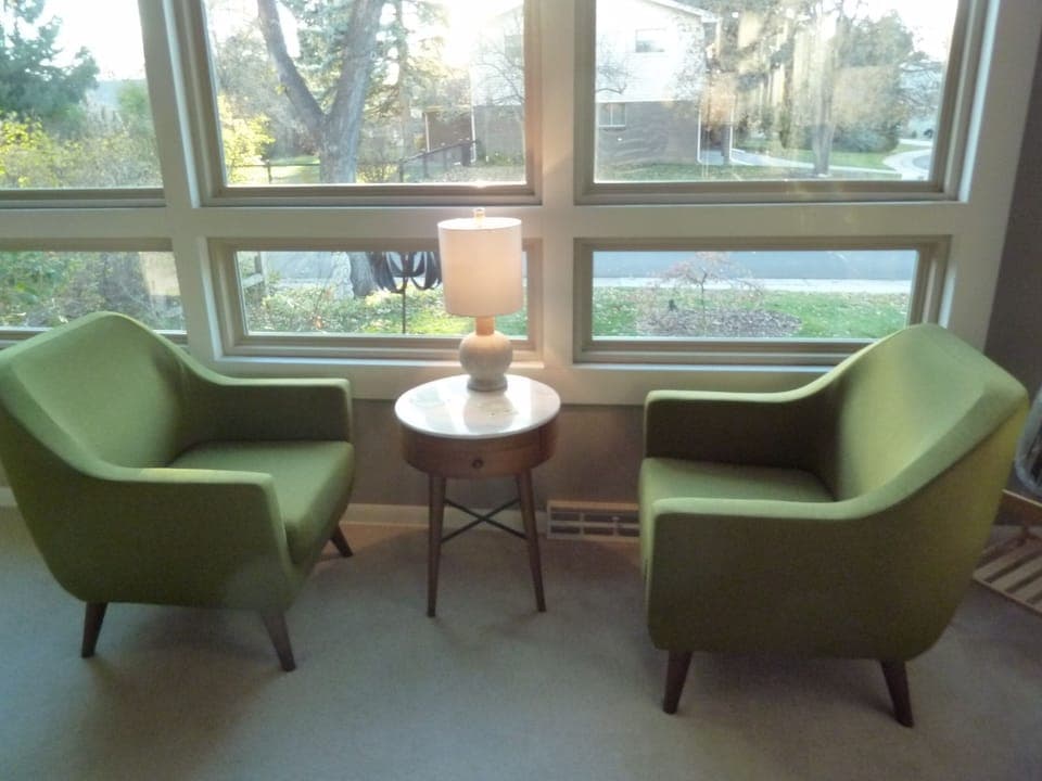 Here is a place to have a quiet conversation while watching the sun set.