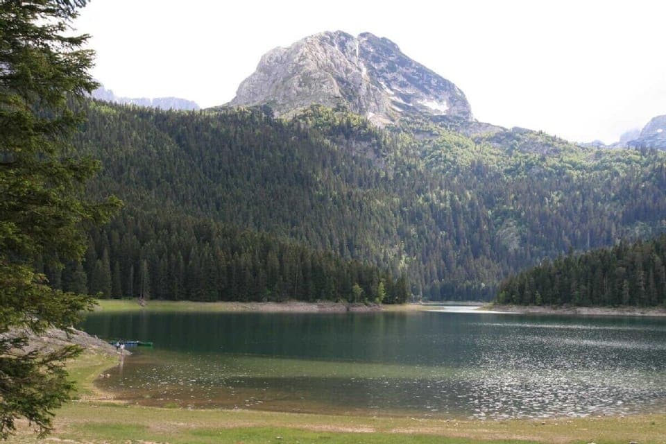 Black Lake in summer, a few km from chalet