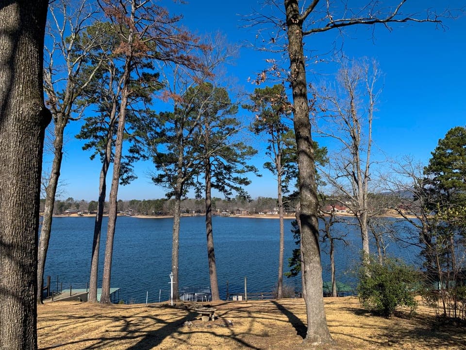 Amazing view of the lake from the walkout patio! 