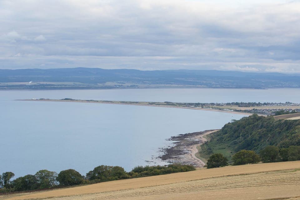 View from Hillockhead across the Moray Firth to Chanonry Point and beyond.

