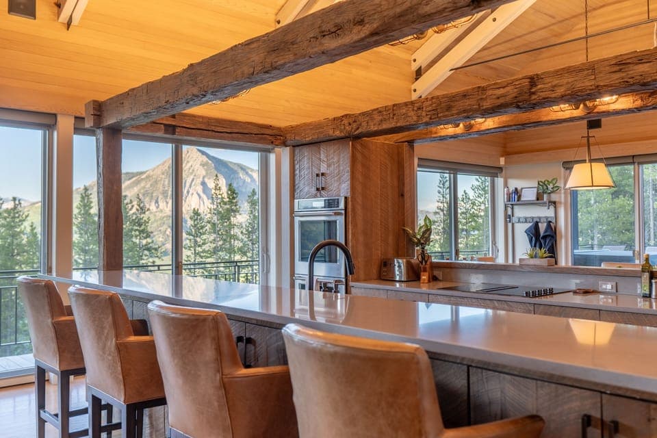 Kitchen view of Mount Crested Butte