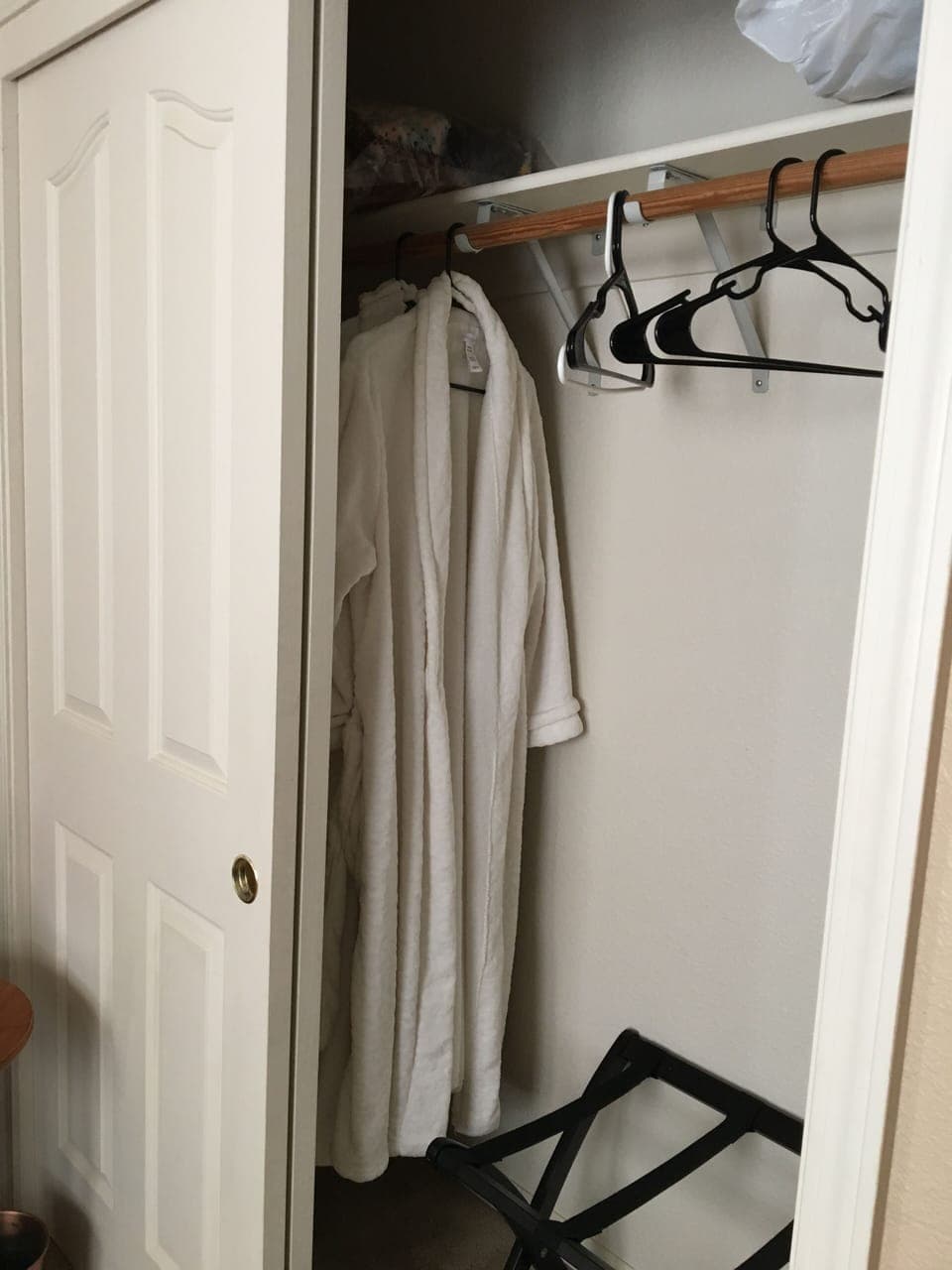 Closet with comfy robes