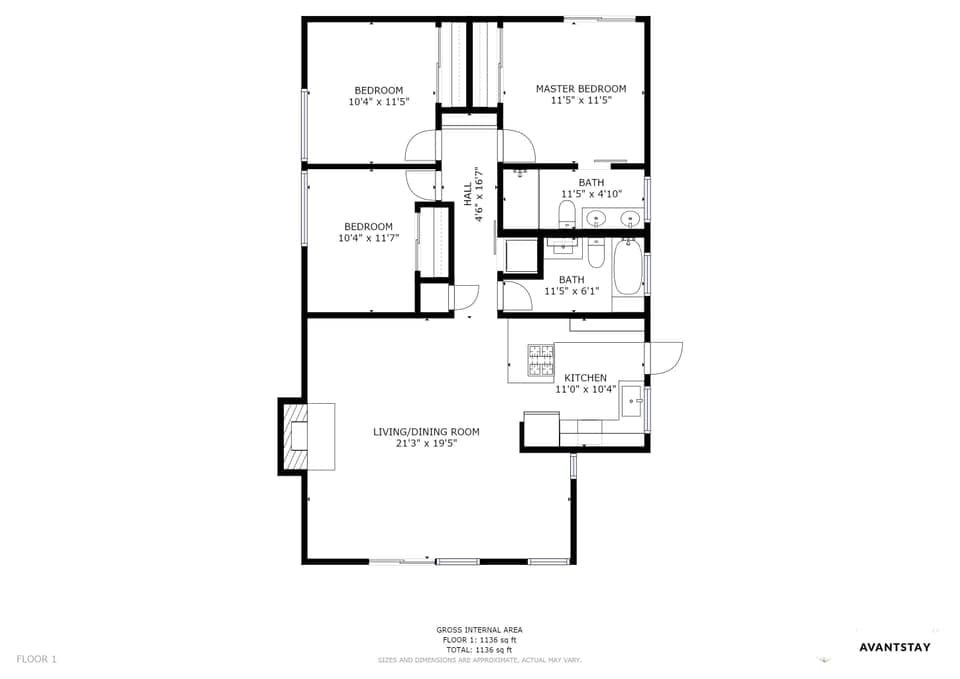 Floor plan of Hamilton 2.