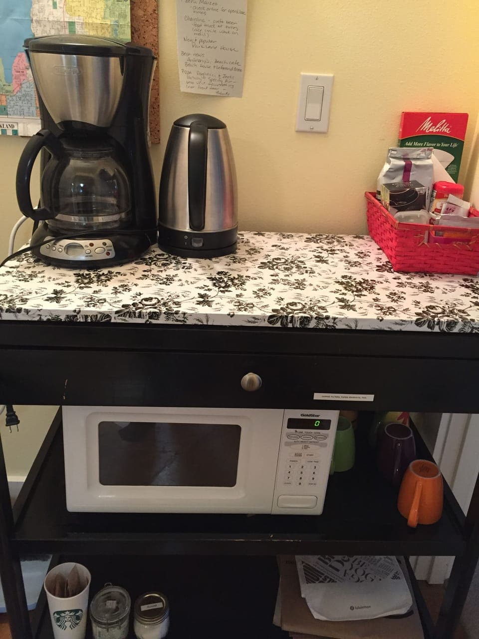 Coffee Station/Microwave
