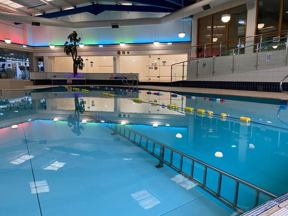 Indoor pool, open 6:00 AM to 10:00 PM, sun loungers