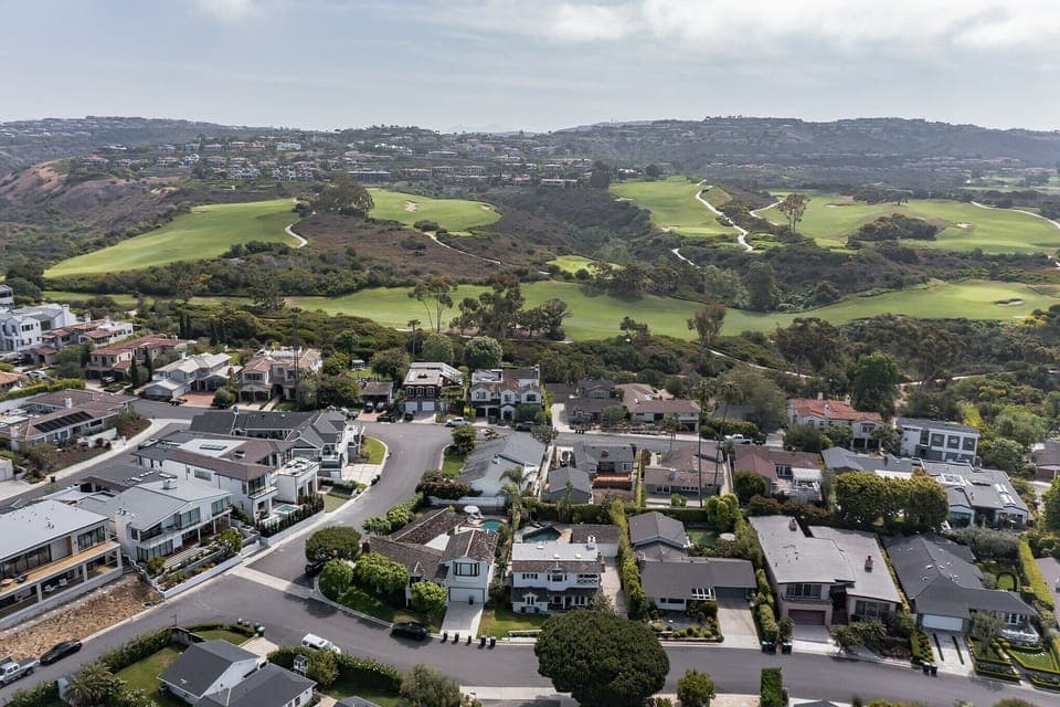 Pelican Hill Golf Course close to the house